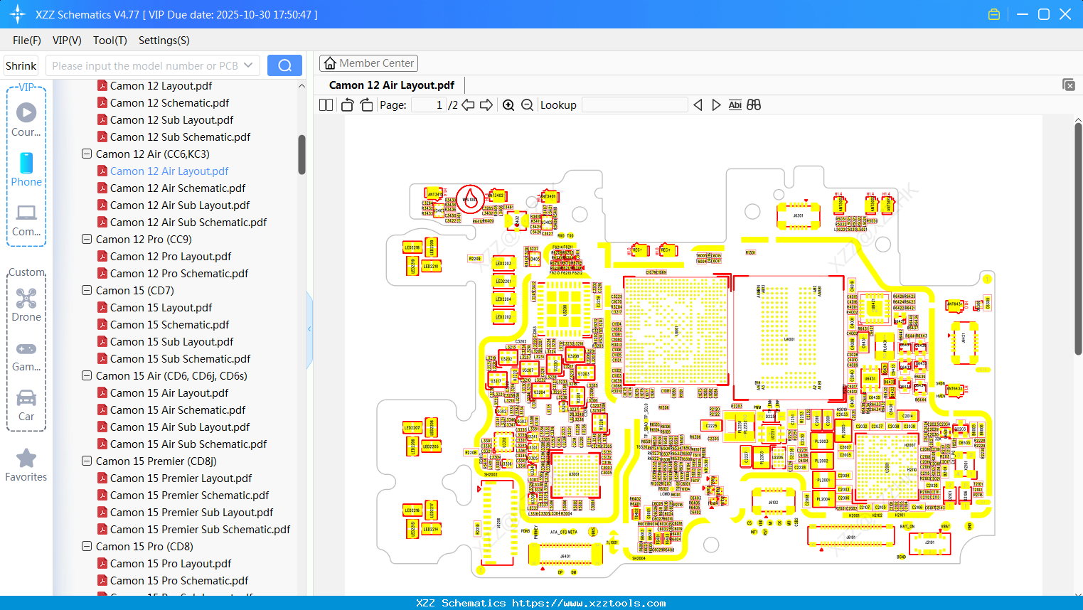 Tecno Camon 12 Air Layout